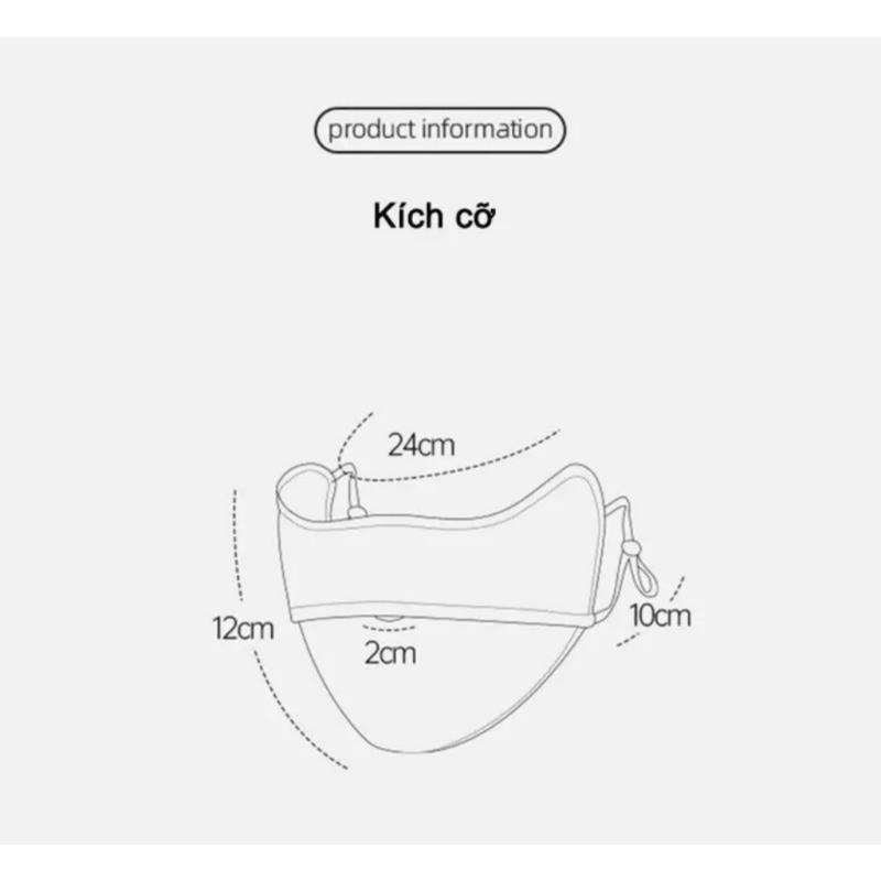 Khẩu Trang Chống Tia UV, Khẩu Trang chống nắng chính hãng UPF50+  YD