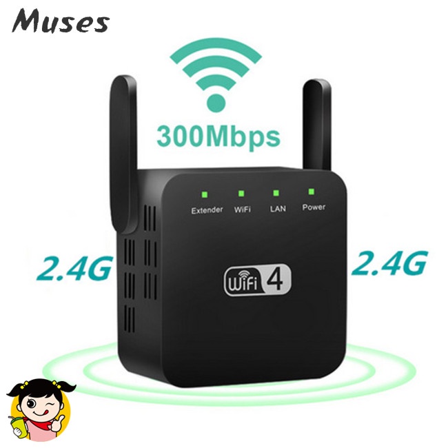 Ăng Ten Khuếch Đại Tín Hiệu wifi Phạm Vi 2 Ăng Ten 300mbps