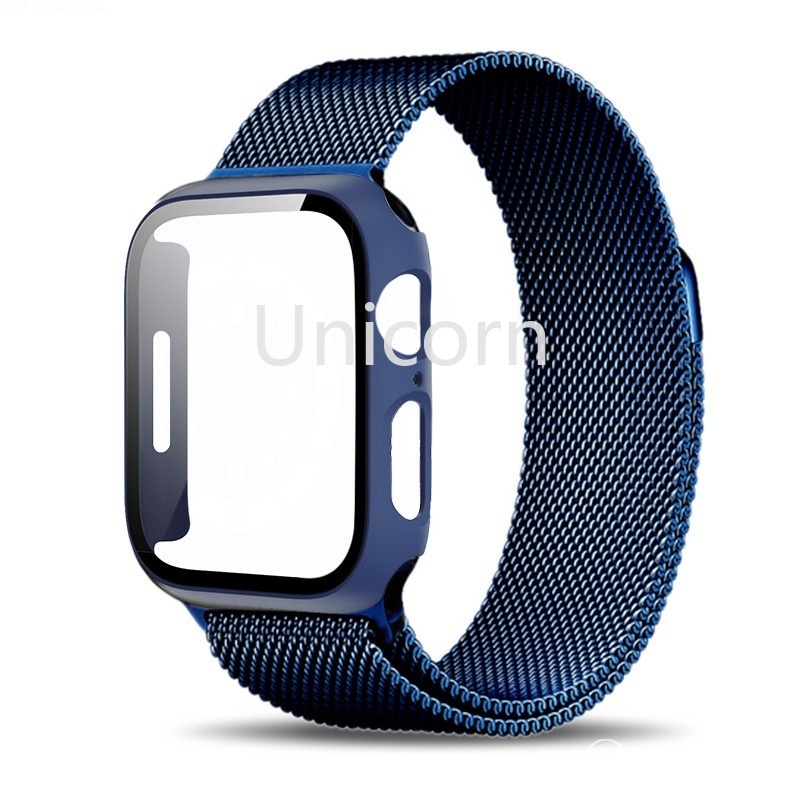 Kính Ốp Bằng Thép Không Gỉ Dành Cho apple watch 41mm 45mm 40mm 44mm 38mm 42mm iwatch 8 5 4 3 se 6 7 ultra 49mm