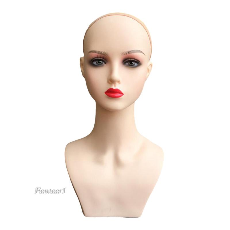 Đầu Ma Nơ Canh Nữ Có Thể Đứng Để Trưng Bày Tóc Giả / Mắt Kính / Nón / Trang Sức