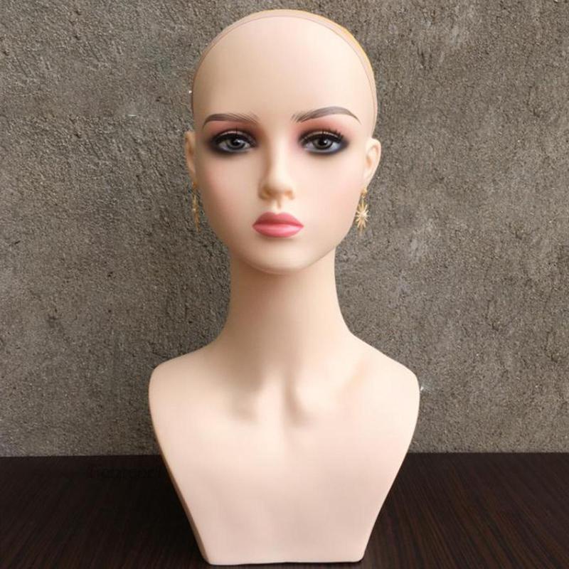 Đầu Ma Nơ Canh Nữ Có Thể Đứng Để Trưng Bày Tóc Giả / Mắt Kính / Nón / Trang Sức