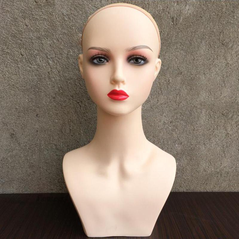 Đầu Ma Nơ Canh Nữ Có Thể Đứng Để Trưng Bày Tóc Giả / Mắt Kính / Nón / Trang Sức