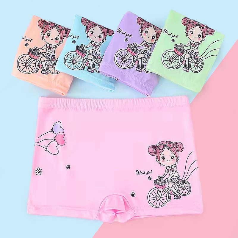 Quần Lót cotton Thoáng Khí Cho Bé Gái