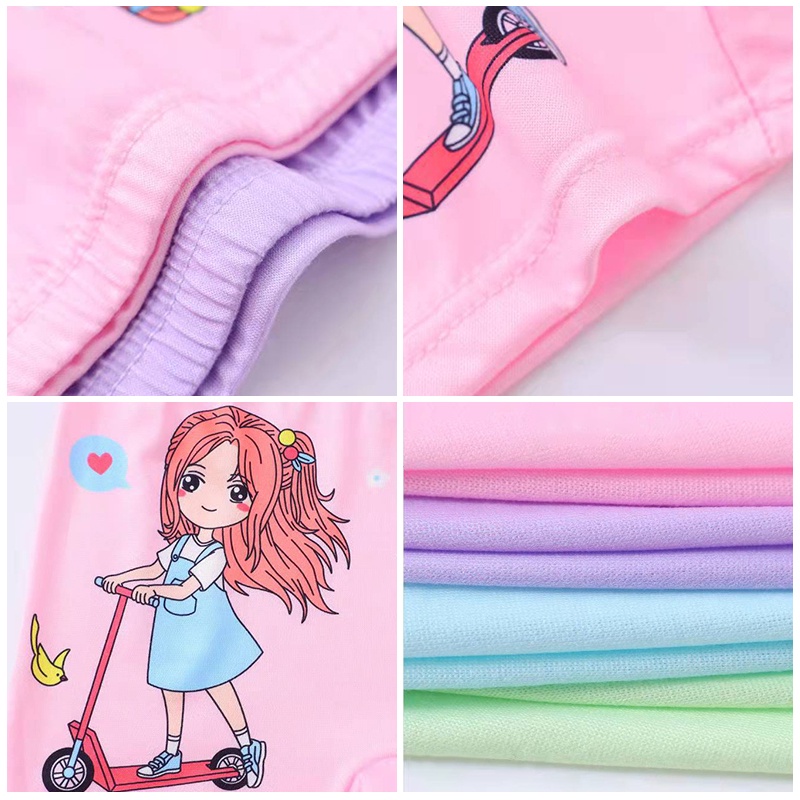 Quần Lót cotton Thoáng Khí Cho Bé Gái
