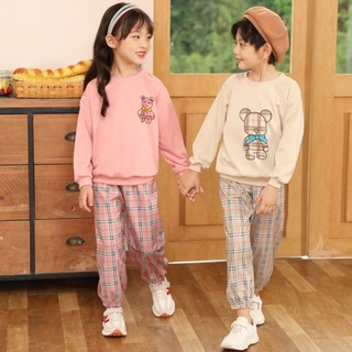 Bộ đồ trẻ em bình thường lỏng lẻo mới phiên bản Hàn Quốc quần áo trẻ em trai