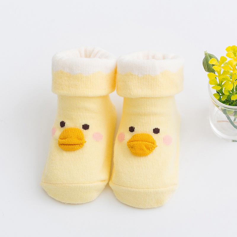 Vớ Màu Trơn Chống Trượt In Họa Tiết Hoạt Hình Thời Trang Mùa Thu Cho Bé Gái se7en