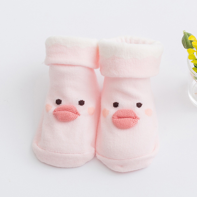 Vớ Màu Trơn Chống Trượt In Họa Tiết Hoạt Hình Thời Trang Mùa Thu Cho Bé Gái se7en