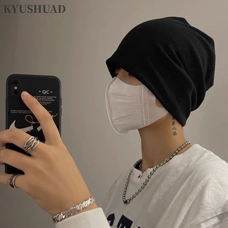Kyushuad Mũ Len Dệt Kim Ấm Áp Thời Trang Mùa Đông Cho Nam Giới