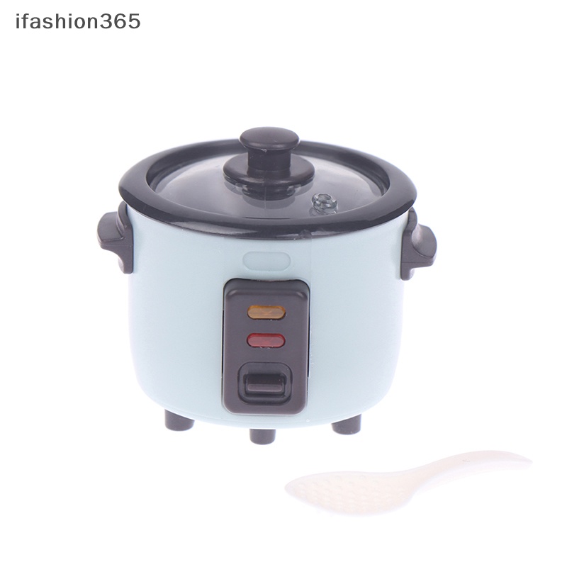Mô Hình Nồi Cơm Điện Nấu Ăn mini 1: 12 Dùng Cho Nhà Búp Bê vn