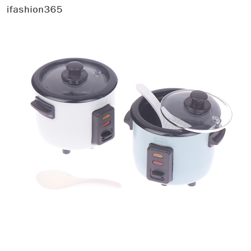 Mô Hình Nồi Cơm Điện Nấu Ăn mini 1: 12 Dùng Cho Nhà Búp Bê vn