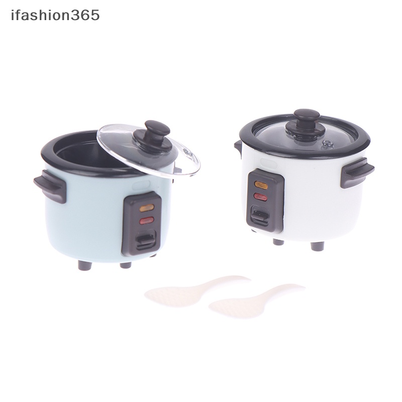 Mô Hình Nồi Cơm Điện Nấu Ăn mini 1: 12 Dùng Cho Nhà Búp Bê vn