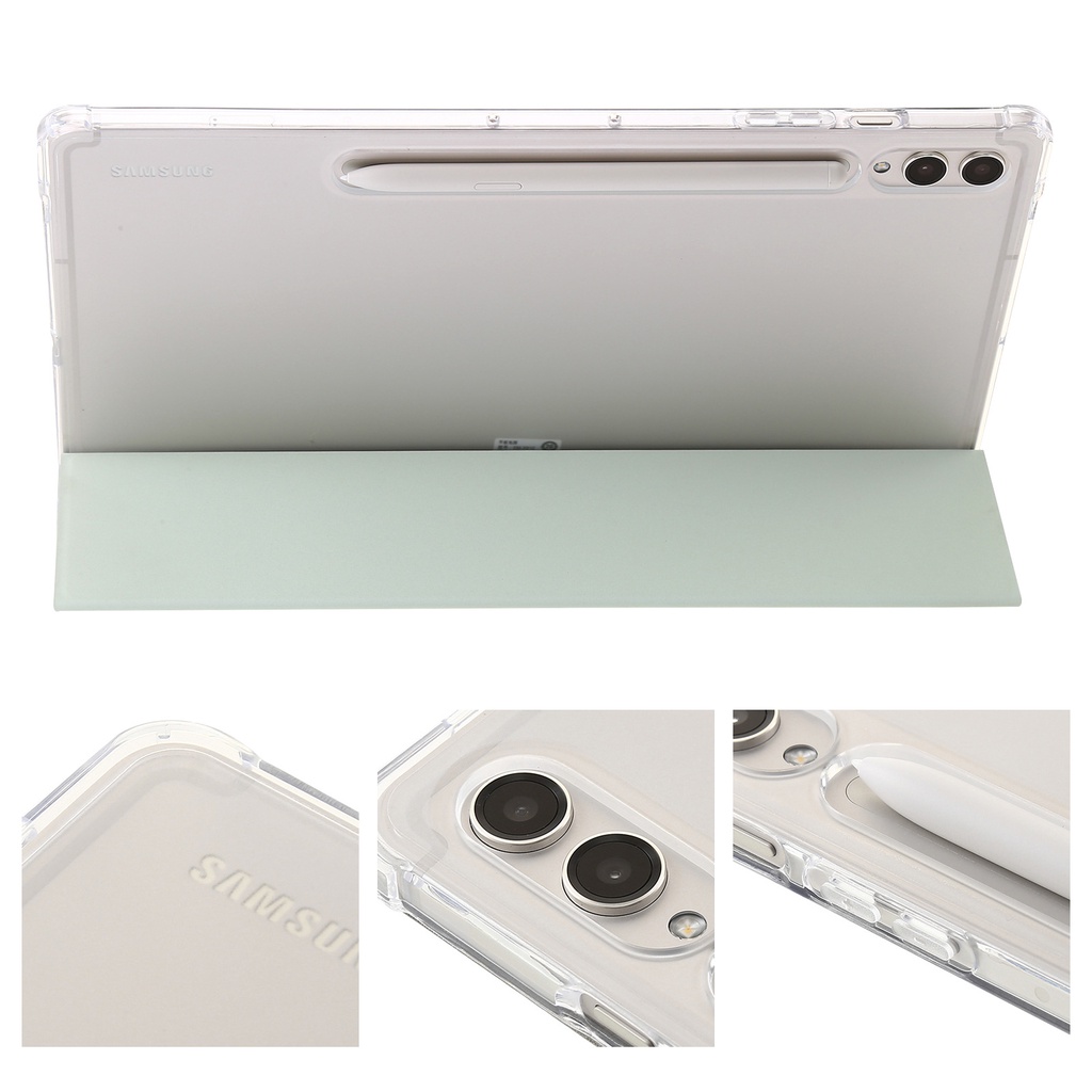 Bao Da Máy Tính Bảng Trong Suốt Có Ngăn Đựng Bút Cho samsung galaxy tab s9 ultra 14.6inch s8 tablet 2023 x910 x916