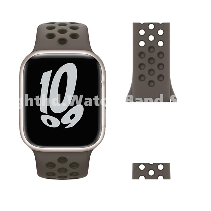 Silicone Dây Đeo Đồng Hồ Bằng Silicon Cho iwatch series ultra 8 7 6 se 5 4 3 2 1 49mm 45mm 41mm 44mm 40mm 42mm 38mm