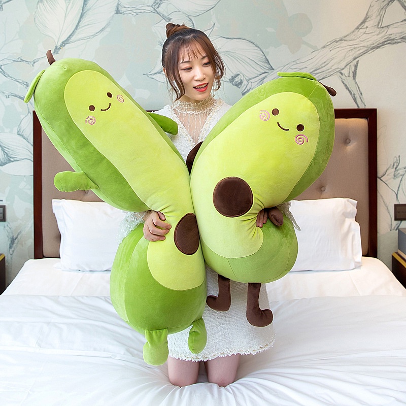 Hangdian Gối Ôm Nhồi Bông Hình Trái Bơ Sáng Tạo