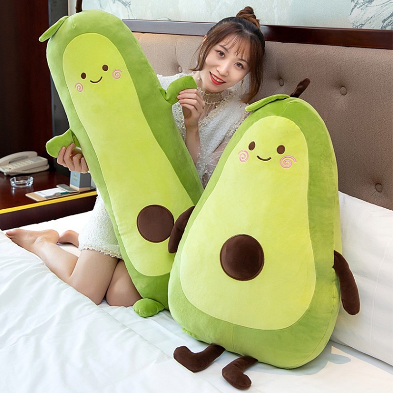 Hangdian Gối Ôm Nhồi Bông Hình Trái Bơ Sáng Tạo