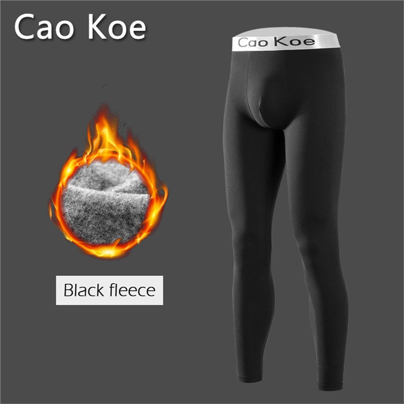 Quần dài giữ nhiệt dành cho nam nỉ lót lông siêu ấm