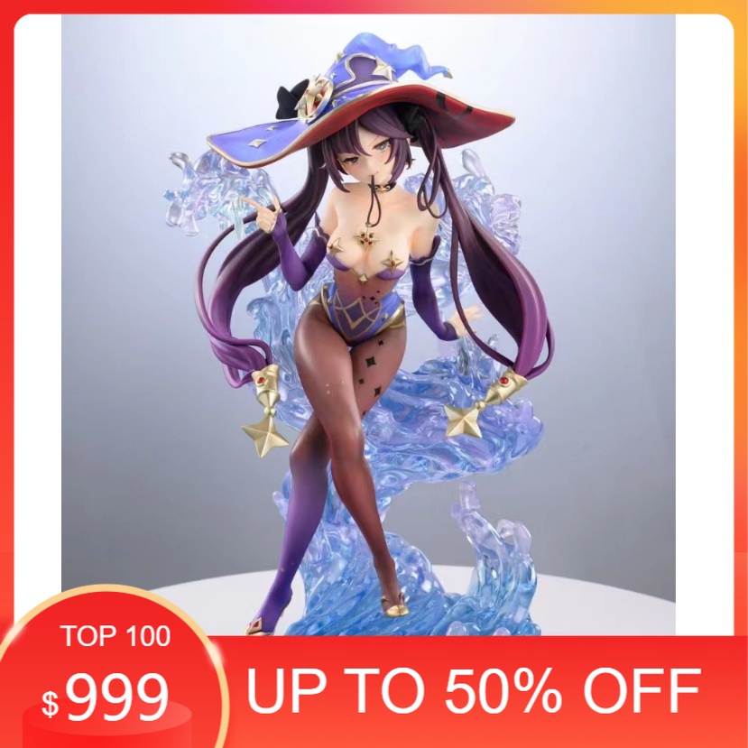 Genshin Impact Mô Hình Nahida Keqing ZhongliTrà Đạo Thư Pháp Anime, Game Figure