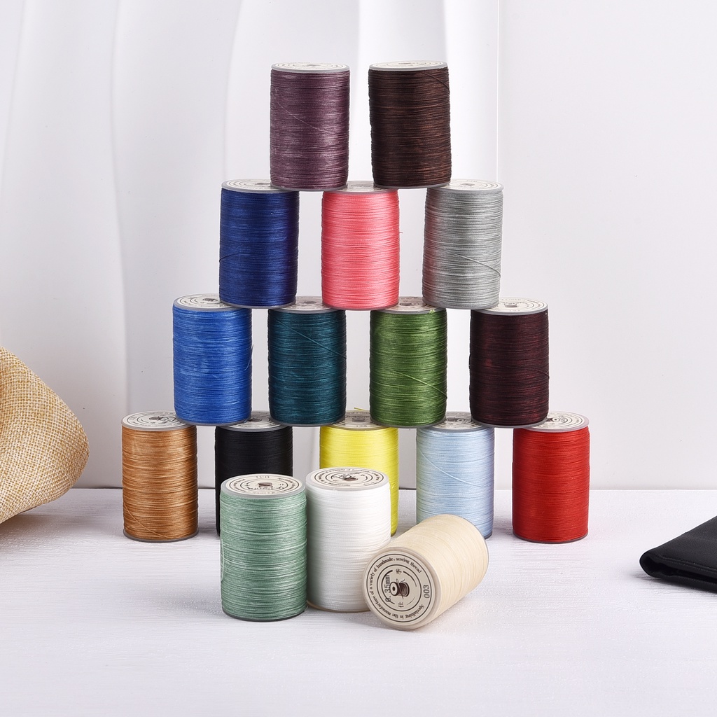 0.35mm Dây sáp polyester Da Craft May Wax Thread Vòng Da May Dây sáp DIY