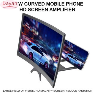 Thiết Bị Phóng Đại Màn Hình Điện Thoại 3d 12 inch hd Nhỏ Gọn Ống Kính Cong