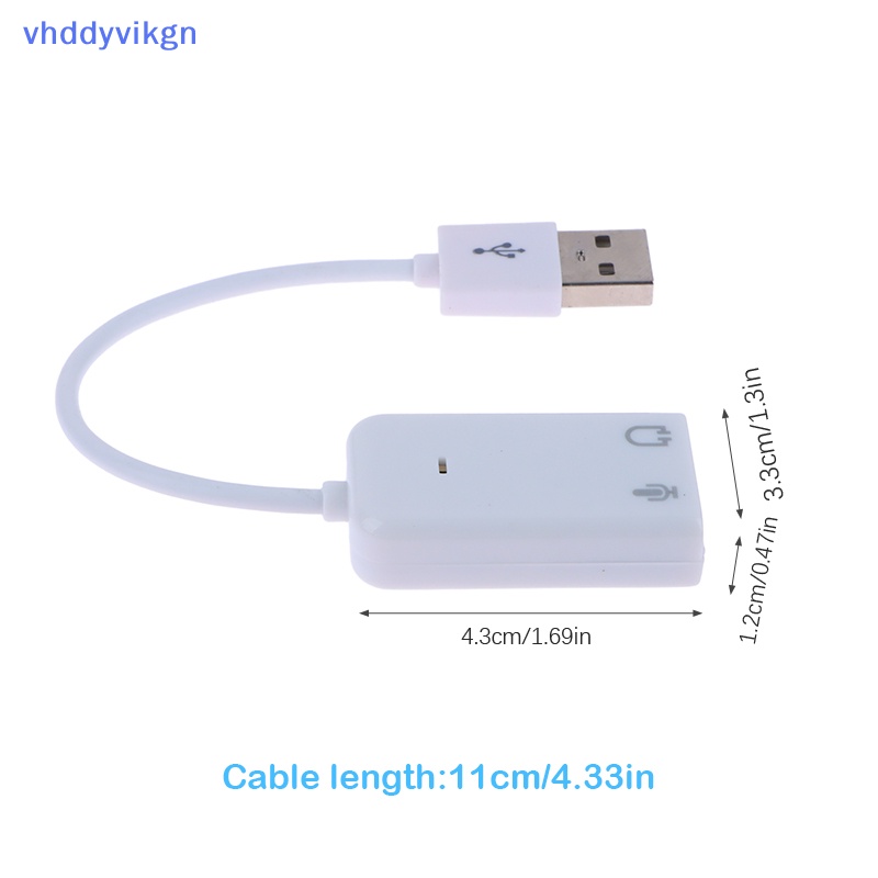 Thẻ Âm Thanh 3d Chuyển Đổi usb 2.0 Sang usb 2.0 7.1 Kênh 5hv2 Chuyên Dụng Cho laptop vn