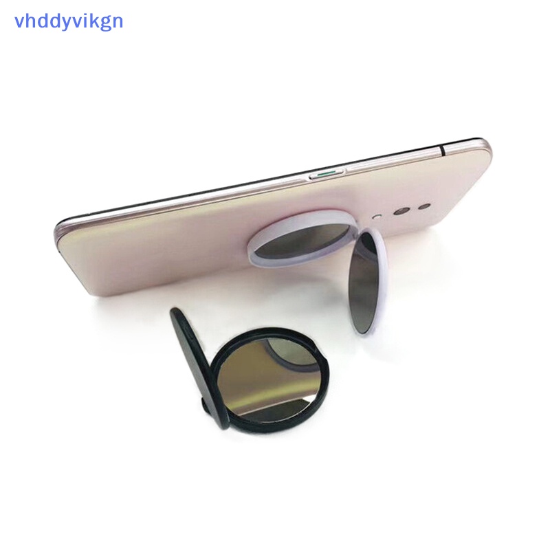 Vhdd Giá Đỡ Điện Thoại mini Hình Tròn Hai Mặt Gương Xoay 360 Độ Có Thể Gập Lại vn
