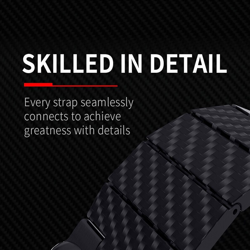 Dây Đeo Sợi carbon Từ Tính Cho Đồng Hồ Thông Minh samsung galaxy watch 6 5 4 5 pro 45mm 40mm 44mm 4 6classic 43mm 47mm