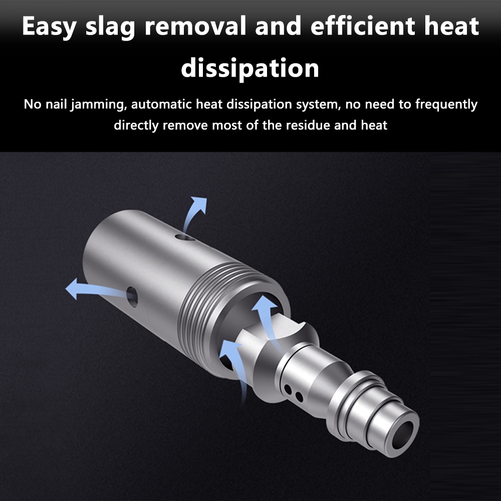 Voktta Dụng Cụ Súng Bắn Móng Tay Bằng Thép Bê Tông Dùng Làm Móng Nhanh Chóng mini diy