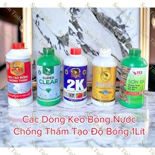 Các dòng keo bóng nước chống thấm 1Lít OKAY paint hoặc Yes Paint