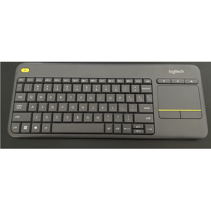 Bàn phím không dây Logitech K400 Plus, có touchpad để kết nối PC - TV, Laptop/Tablets