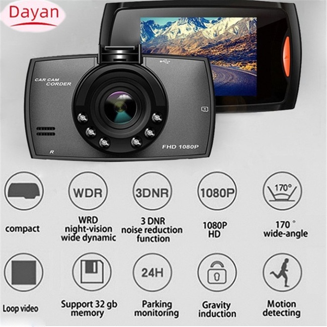 Camera g30 dvr full hd 1080p 2.4inch Cảm Biến Góc Rộng Quay Ban Đêm