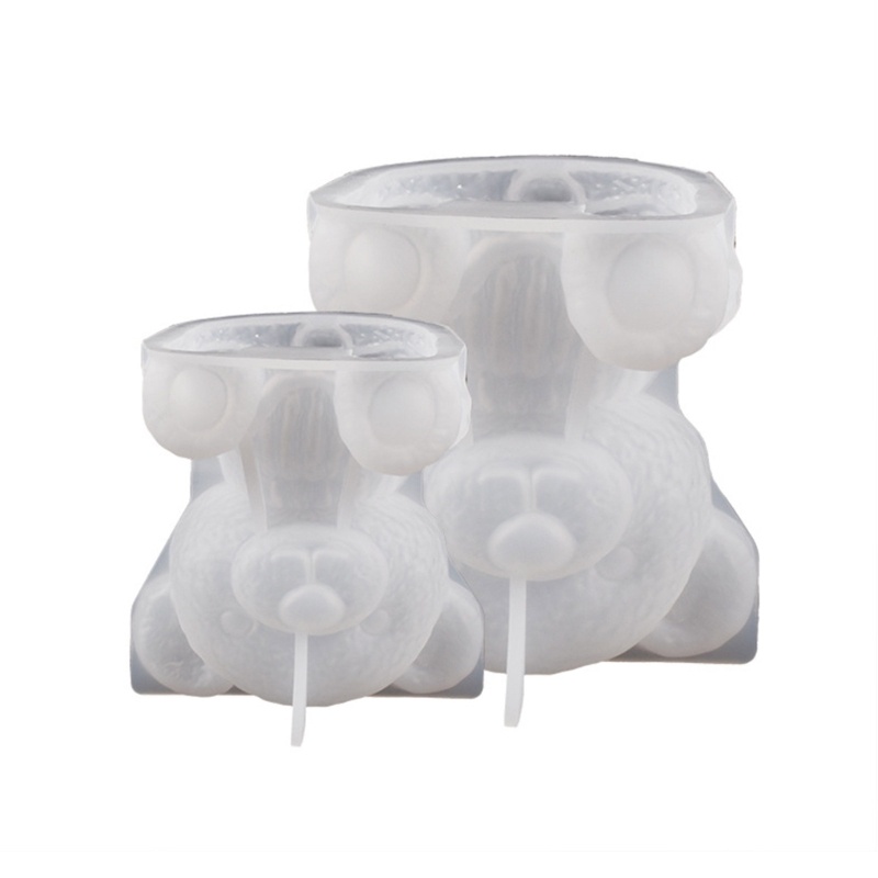 Inste Khuôn Silicon Làm Mặt Trang Sức Thủ Công Hình Gấu Áo Len diy