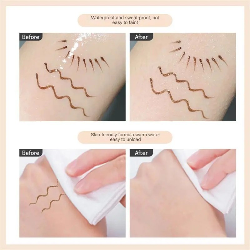 Bút Kẻ Mắt 0.005mm 4 Màu Tùy Chọn Mềm Mượt Chống Thấm Nước Lâu Trôi Tự Nhiên