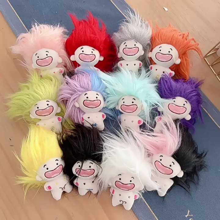 Búp Bê Nhồi Bông cotton 14cm Hình Mặt Cười 12 Cung Hoàng Đạo