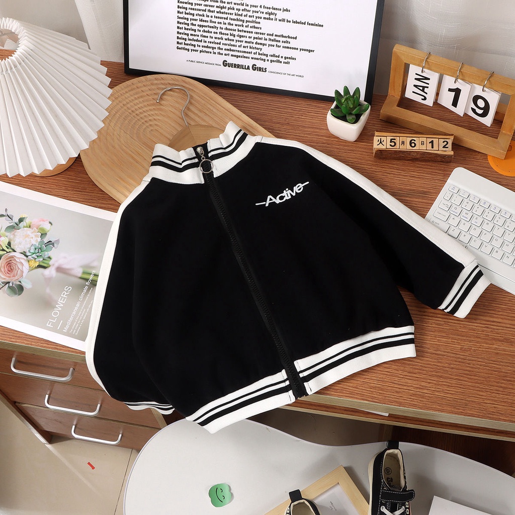 Áo Khoác Bóng Chày Phong Cách Hàn Quốc Thời Trang Thu Đông Mới Cho Nữ