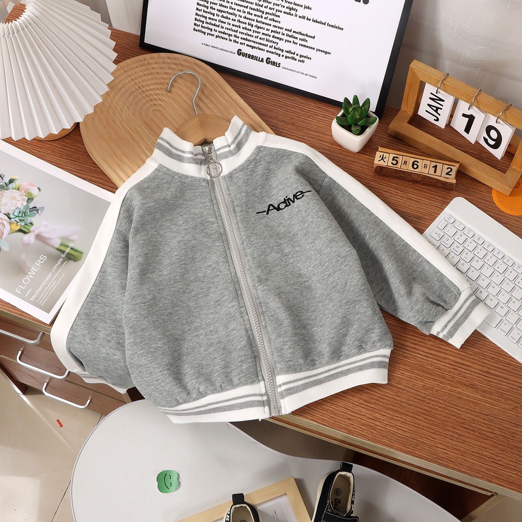 Áo Khoác Bóng Chày Phong Cách Hàn Quốc Thời Trang Thu Đông Mới Cho Nữ