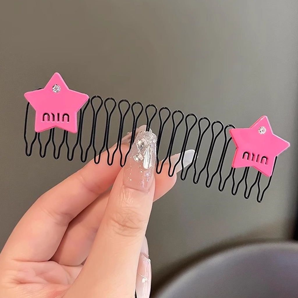 1 Kẹp Tóc Hình Ngôi Sao / Trái Tim Thời Trang