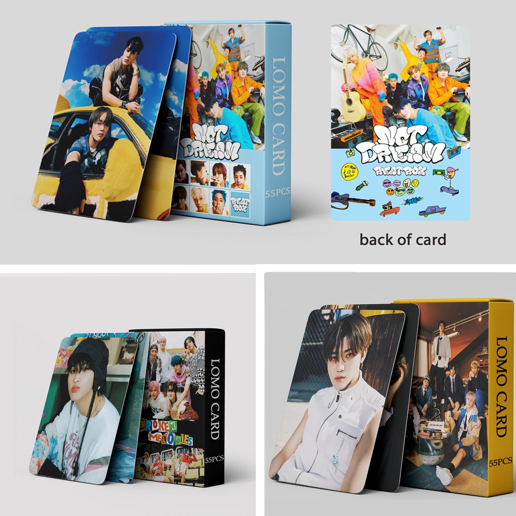 Set 50-55 Tấm Thẻ Hình lomo Nhóm Nhạc nct dream 127 2023