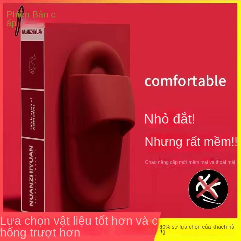 Dép quai ngang đế bánh mì kiểu dáng basic 2 màu đen trắng nam nữ hàng loại 1