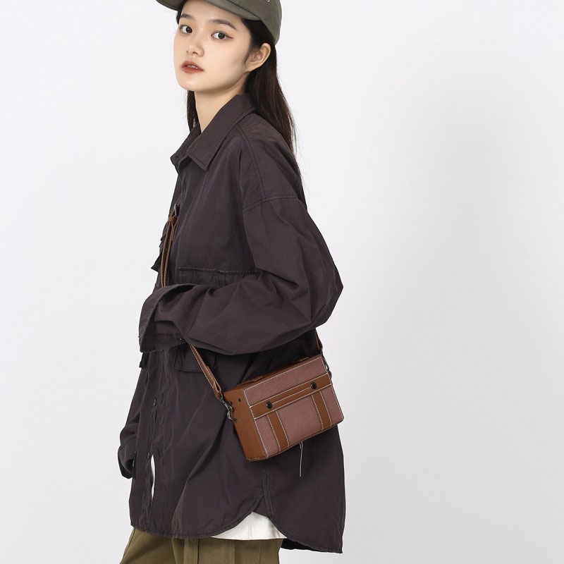 SHIHUI Túi Đeo Chéo Hình Vuông Cỡ Nhỏ Thời Trang Cho Nữ