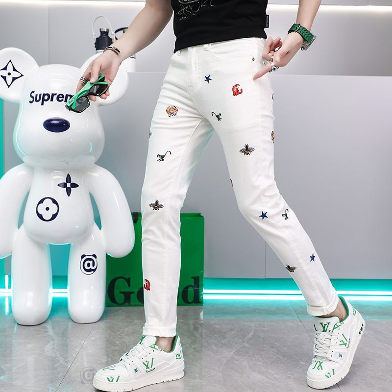 Quần skinny Mỏng Màu Sắc Độc Đáo Thời Trang Mùa Hè 2023 Cho Nam