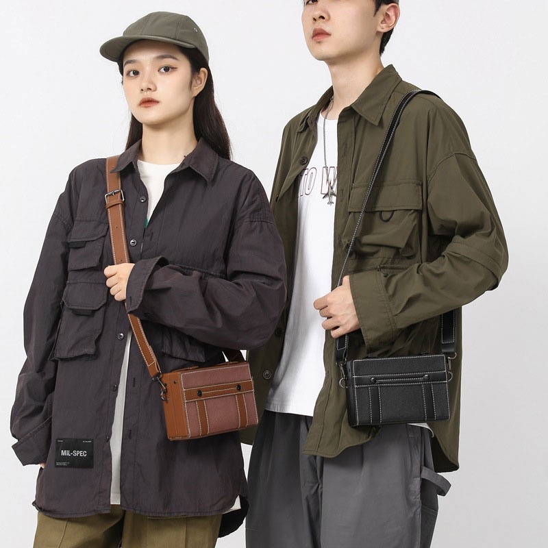 SHIHUI Túi Đeo Chéo Hình Vuông Cỡ Nhỏ Thời Trang Cho Nữ