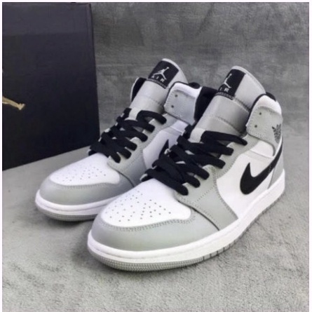 Giày Thể Thao JD Xám Cổ Cao Full Bill Box - Giày Jordan Xám Cao Cổ Cao Cấp G255 Garen Sneaker | BigBuy360 - bigbuy360.vn