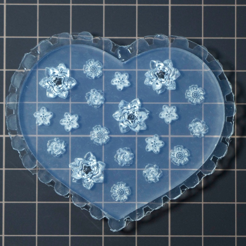 Weizz Khuôn Silicon In Họa Tiết Trang Trí Móng Tay diy Siêu Bền