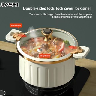 Nồi áp suất micro JIASHI cỡ lớn cảm ứng đa năng chống dính cho gia đình