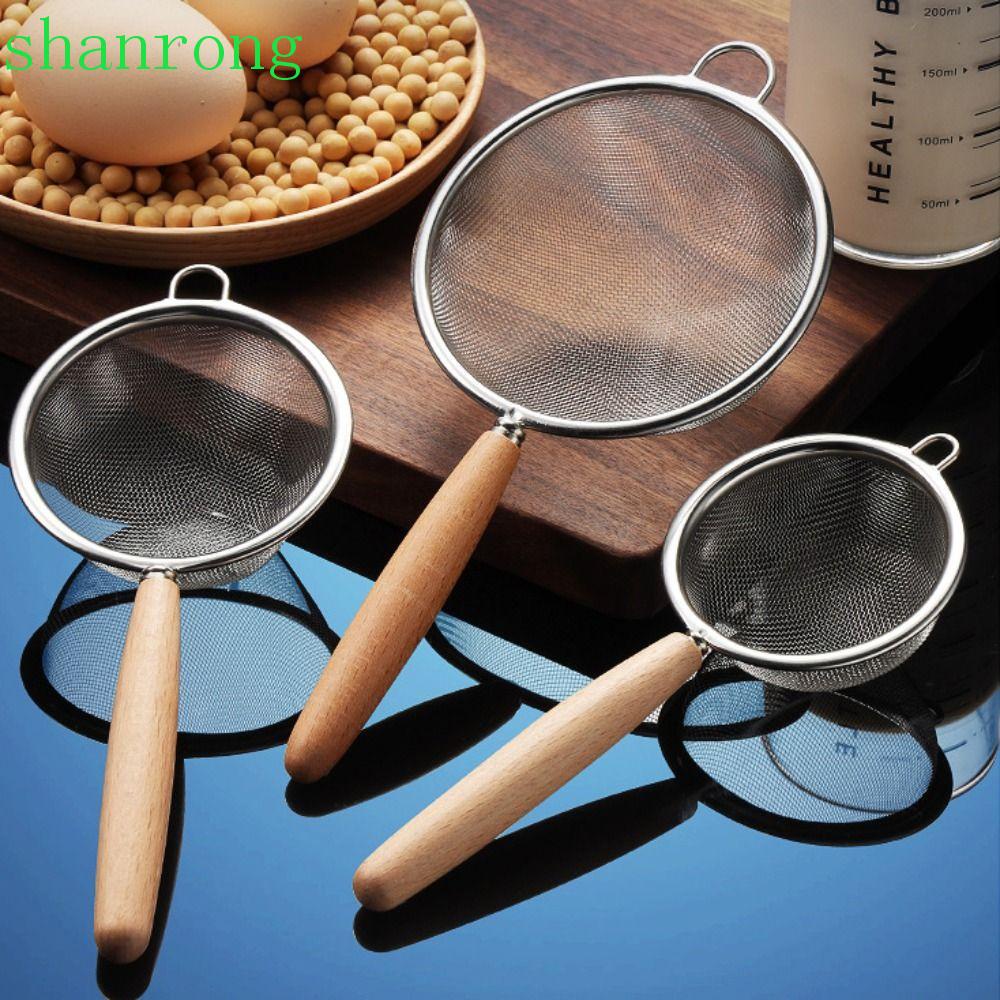 Shanrong Dụng Cụ Lọc Bột Bằng Thép Không Gỉ Siêu Bền Tiện Dụng Cho Nhà Bếp