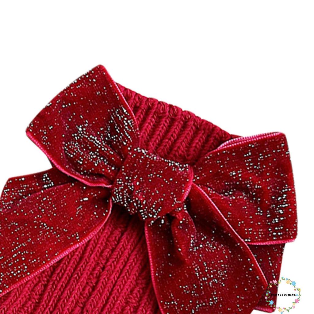 Đôi Vớ Cotton Mềm Ấm Áp Phối Nơ Dễ Thương Cho Bé Gái