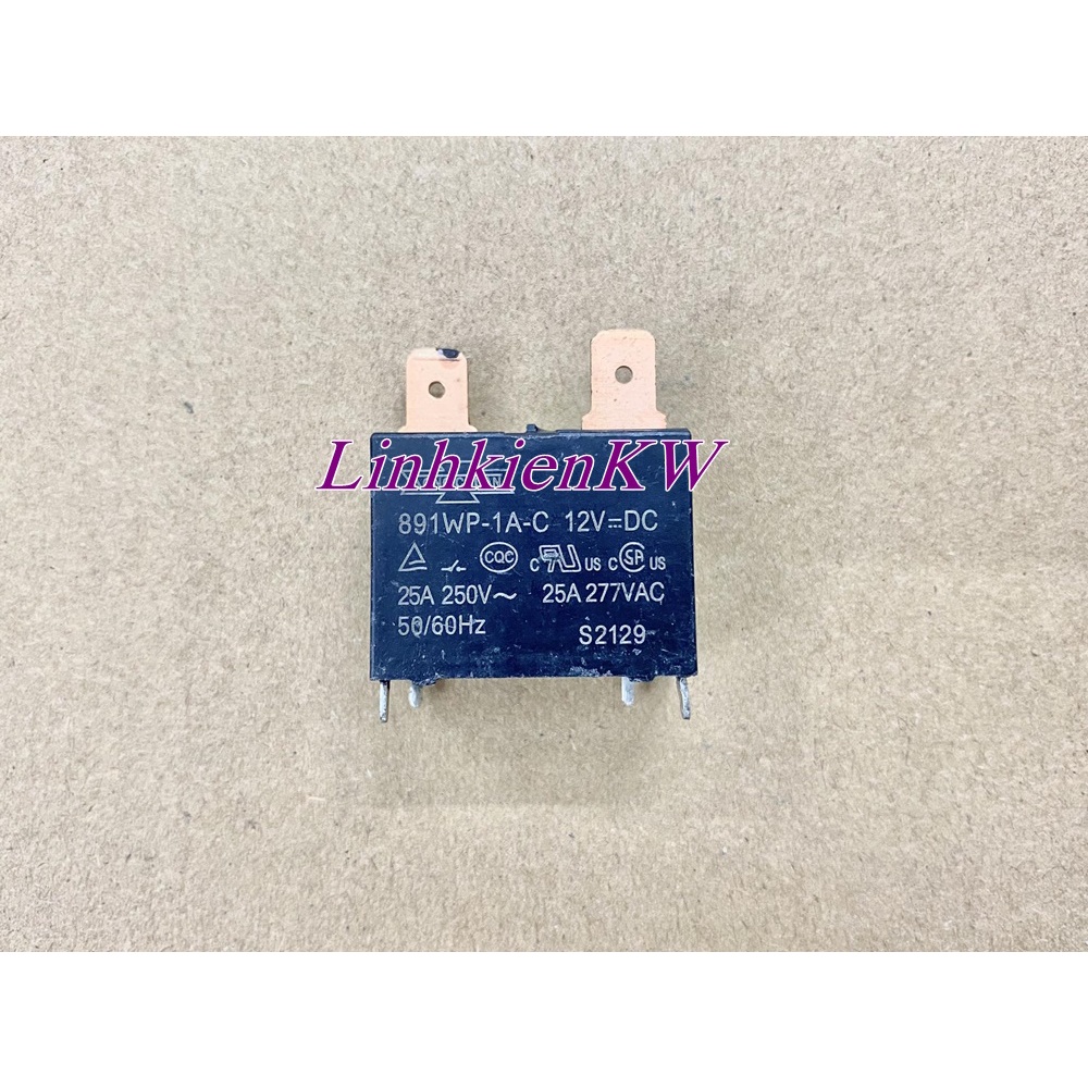 Relay 891wp-1a-c cấp lốc điều hòa 25A bóc máy
