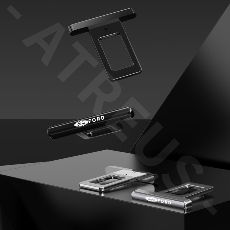 1/2 Chiếc Ford Chốt Khóa Dây Đai An Toàn Giảm Thanh Mini Bằng Hợp Kim Kẽm Cho Ford Fiesta Ranger Ecosport Focus Everest Mustang Escape