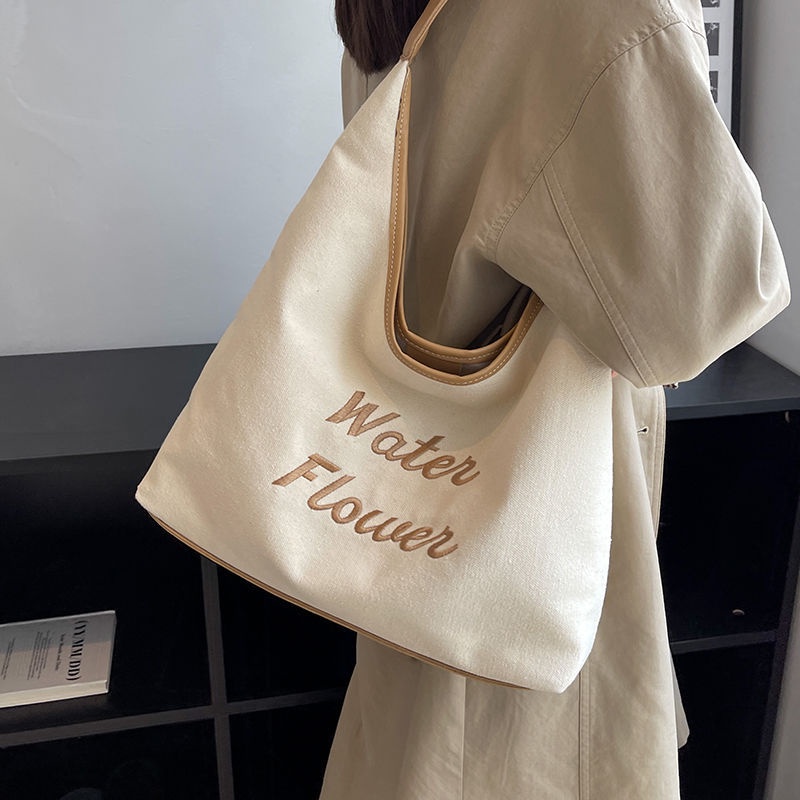 Aolang Túi Xách canvas Cỡ Lớn Thời Trang Cho Nữ