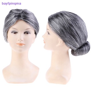 Bà Già Bà Ngoại tóc giả màu Xám búi tóc mẹ lớn ưa thích trang phục
Mới